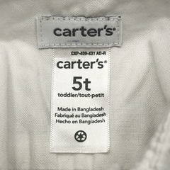 Camisa Carters Talle 5 años blanca lisa -1 - Baby Back Sale SAS