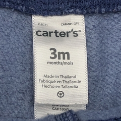 Segunda Selección - Jogging Carters Talle 3 meses algodón camuflado azul (con frisa-28 cm largo) - Baby Back Sale SAS