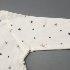 Segunda Selección - Remera Carters Talle NB (0 meses) blanca estrellas lunas - Baby Back Sale SAS