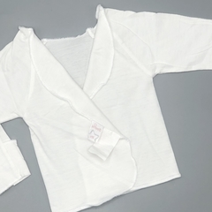 Batita Opaline Talle RN (0 meses) algodón blanca lisa - comprar online