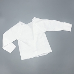 Batita Opaline Talle RN (0 meses) algodón blanca lisa en internet