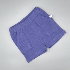 Segunda Selección - Short Cheeky Talle S (3-6 meses) algodón azul claro