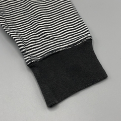 Segunda Selección - Legging Paula Cahen D Anvers Talle 3 meses algodón rayas negro blanco (31 cm largo) - tienda online