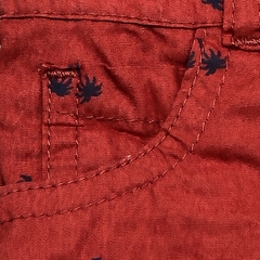 Segunda Selecicon - Short Cheeky Talle S (3-6 meses) gabardina rojo palmeritas azul oscuro - Baby Back Sale SAS