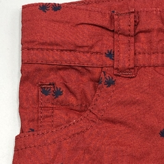 Segunda Selecicon - Short Cheeky Talle S (3-6 meses) gabardina rojo palmeritas azul oscuro - tienda online