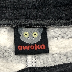 Jogging Owoko Talle 0 meses algodón rayas beige gris oscuro (con frisa-30 cm largo) - Baby Back Sale SAS