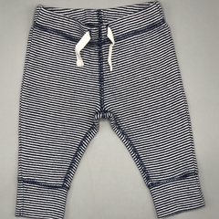 Legging Carters Talle 3 meses algodón rayas azul blanco (29 cm largo) - comprar online
