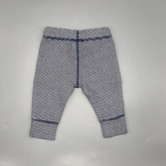 Legging Carters Talle 3 meses algodón rayas azul blanco (29 cm largo) en internet