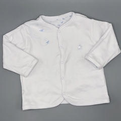 Imagen de Segunda Selección -Saco Baby Cottons Talle 12 meses algodón blanco avioncitos celeste
