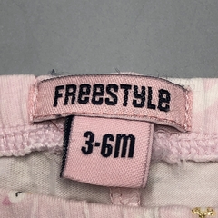 Segunda Selección - Legging Freestyle Talle 3-6 meses algodón rosa cisnes brillo (32 cm largo) - Baby Back Sale SAS