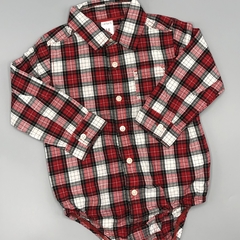 Camisa body Carters Talle 18 meses cuadrillé - rojo blanco - comprar online