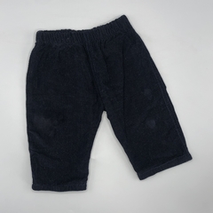 Pantalón Talle 3 meses corderoy azul oscuro interior algodón (32 cm largo) en internet