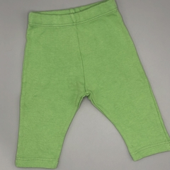 Segunda Selección - Legging Grisino Talle RN (0 meses) algodón verde (28 cm largo) - comprar online