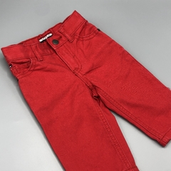 Segunda Selección - Pantalón Tommy Hilfiger Talle 3-6 meses jean rojo liso (37 cm largo) - comprar online