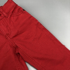 Imagen de Segunda Selección - Pantalón Tommy Hilfiger Talle 3-6 meses jean rojo liso (37 cm largo)