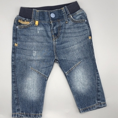 Jegging Zara Talle 6-9 meses azul roturas (40 cm largo) - comprar online