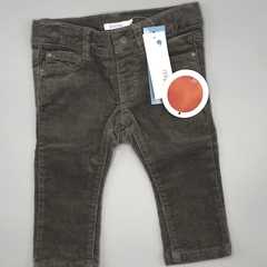 Pantalón Bout Cou Talle 6 meses corderoy gris (34 cm largo) - comprar online