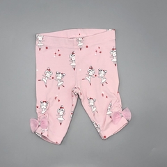 Legging Baby Club Talle 0-3 meses rosa bailarina (29 cm largo)