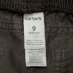 Segunda Selección - Pantalón carters Talle 9 meses corderoy marrón claro (37 cm largo) - Baby Back Sale SAS