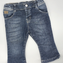 Segunda Selección - Jeans Minimimo Talle L (9-12 meses) bordado - Largo 39cm - comprar online
