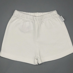 Short Minimimo Talle S (3-6 meses) algodón blanco liso - comprar online