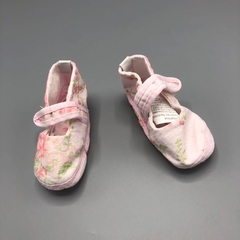 Guillerminas Baby Cottons Talle 16 AR (12cm suela) no caminantes - rosa flores