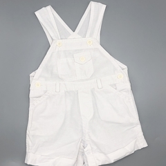 Segunda Selección - Jumper short Baby Cottons Talle 6 meses gabardina blanco - comprar online