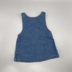 Segunda Selección - Jumper pollera Zara Talle 6-9 meses jean azul (interior marrón flores) en internet