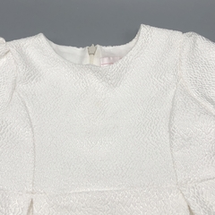 Segunda Selección - Vestido Baby Cottons Talle 3 años algodón waffle blanco - comprar online