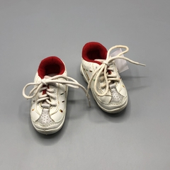 Segunda Selección - Zapatillas BabySul Talle 15 BR blancas rojas - mostazillas - (11cm suela)