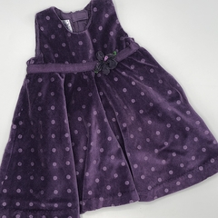 Vestido Minimimo Talle 6-9 meses plush - lila - lunares - comprar online