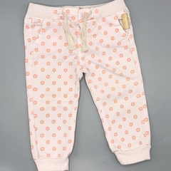 Segunda Selección - Pantalón Fisher Price Talle 6-9 meses gabardina rosa florcitas (39 cm largo) - comprar online
