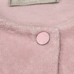 Segunda Selección - Saco Minimimo Talle XXL (18-24 meses) plush rosa bordado corazón lentejuelas - tienda online
