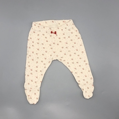 Segunda Selección - Ranita Little Akiabara Talle 3 meses algodón color crudo mini lunares florcitas (29 cm largo)