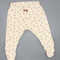 Segunda Selección - Ranita Little Akiabara Talle 3 meses algodón color crudo mini lunares florcitas (29 cm largo) - comprar online