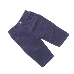 Pantalón Est 1989 Place Talle 6-9 meses cordeoy purpura oscuro (39 cm largo)