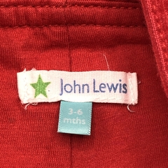 Segunda Selección - Jumper pantalón John Lewis Talle 3-6 meses corderoy rojo tren bordado (interior algodón) - Baby Back Sale SAS