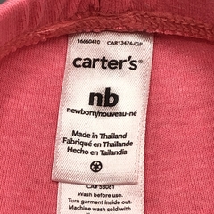 Segunda Selección - Set Carters Talle NB (0 meses) algodón rosa gris dinos (remera body legging 24 cm largo) en internet