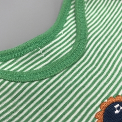 Segunda Selección - Body Carters Talle 3 meses rayitas verde blanco dino bordado - tienda online