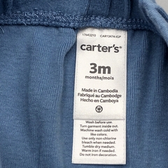 Segunda Selección - Legging Carters Talle 3 meses algodón celeste (29 cm largo) - Baby Back Sale SAS