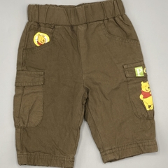 Segunda Selección - Pantalón Disney Talle 1 mes gabardina Winnie Pooh (interior algodón celeste - 29 cm largo) - comprar online