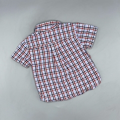 Segunda Selección - Camisa Little Akiabara Talle 9 meses rayas negras - rojas - celestes - comprar online