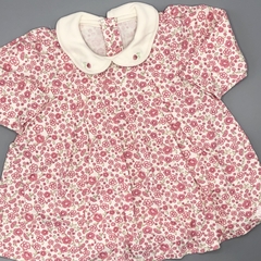 Vestido body Baby Cottons Talle 3 meses flores rosas - comprar online