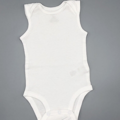 Body Carters Talle 3 meses algodón blanco liso musculosa -3 - comprar online