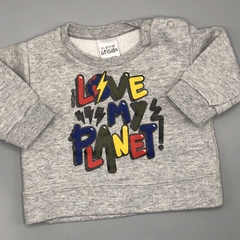 Buzo Grisino Talle 0-1 meses gris - love my planet - microfrisa - comprar online