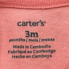 Segunda Selección - Body Carters Talle 3 meses algodón rosa osita - Baby Back Sale SAS
