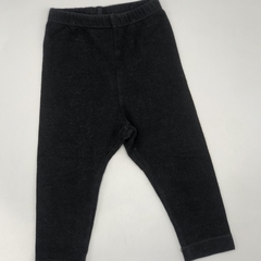 Legging Grisino Talle 1-3 meses negro liso - Largo 33cm - comprar online