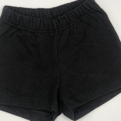 Short Grisino Talle 1-3 meses negro algodón - comprar online