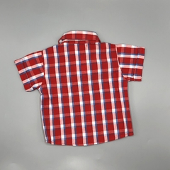 Camisa Minimimo Talle M (6-9 meses) cuadrillé rojo blanco en internet