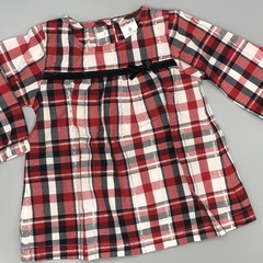 Camisola Carters Talle 6 meses cuadrillé - rojo blanco negro - comprar online